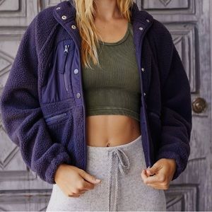 Free People Hit The Slopes Fleece Jacket
